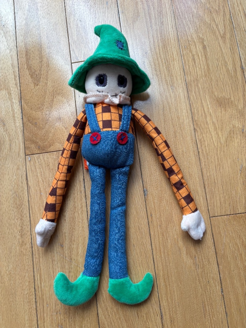 Wild Republic HalloDangler Scarecrow Plush 13" Stuffed Doll – Halloween / Fall D